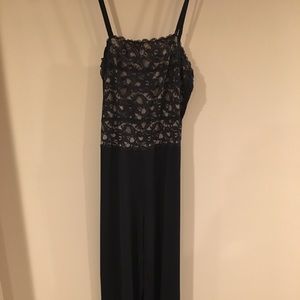 Black Jumpsuit with lace top